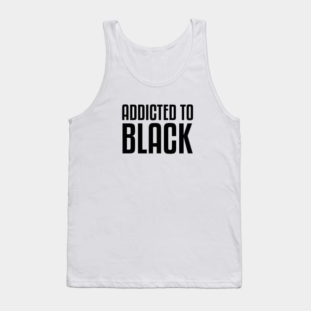 Addicted to Black  | Afrocentric | African American Tank Top by UrbanLifeApparel